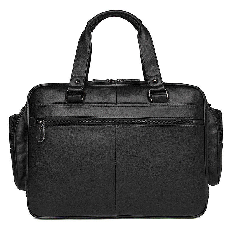 Men's Luxury Large Capacity Laptop Bag - Classic Leather Bag