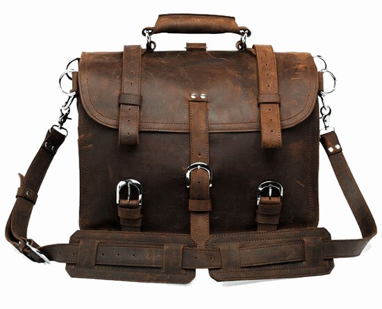 Men's Luxury Leather Travel Bag - Classic Leather Bag