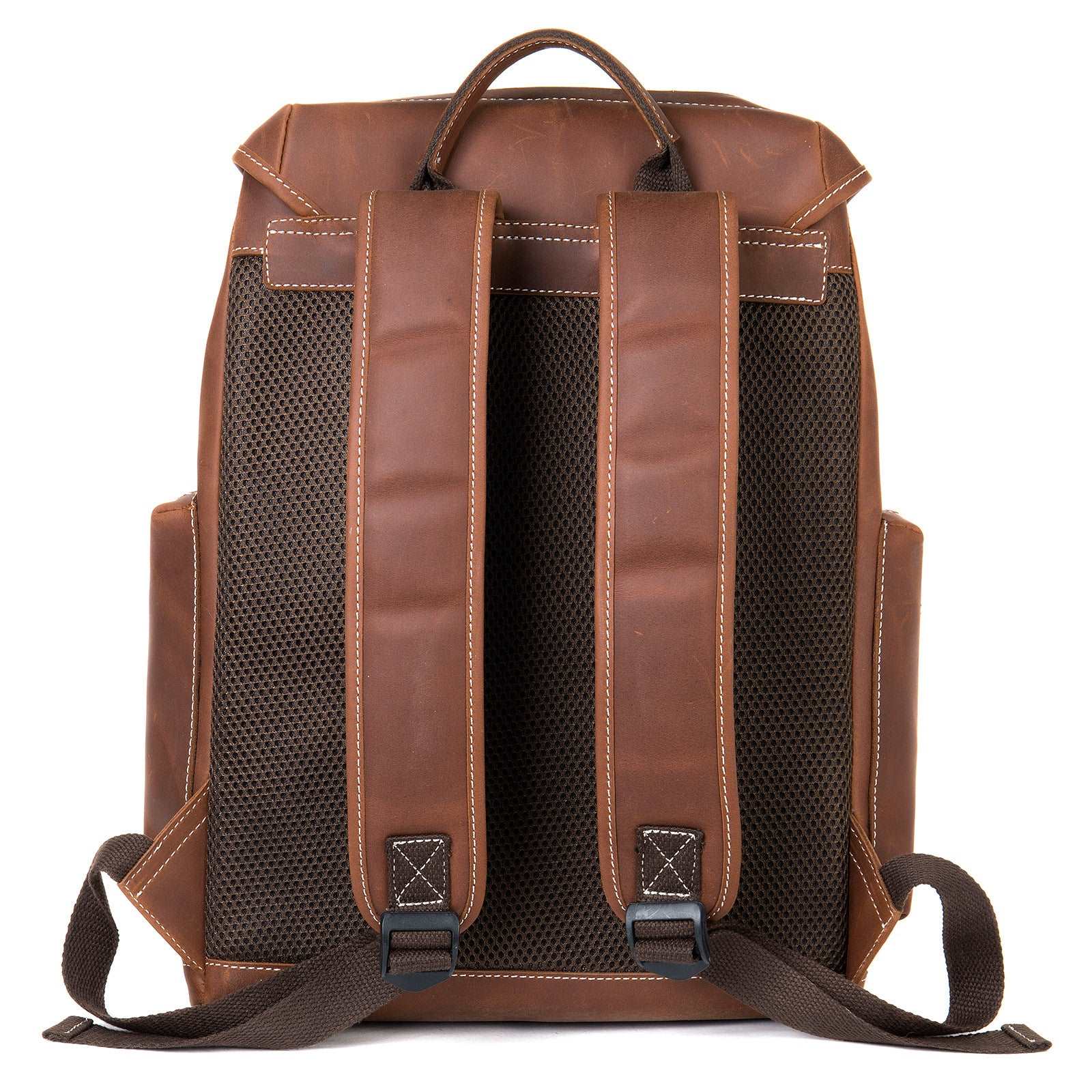 Men's Luxury Retro Leather Outdoor Travel Backpack - Classic Leather Bag