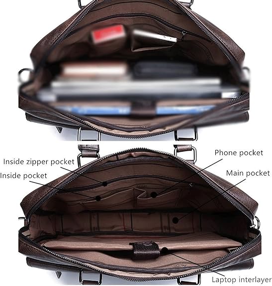 Men's Premium Business Synthetic Leather Bag - Classic Leather Bag