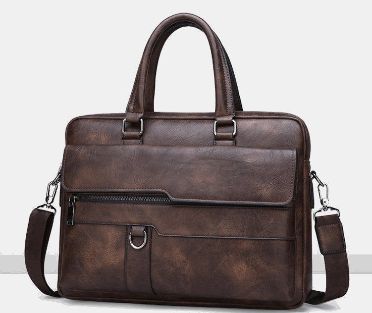 Men's Premium Business Synthetic Leather Bag - Classic Leather Bag