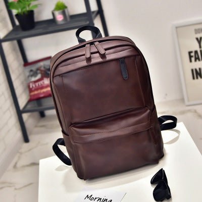 Retro Leather Backpack - Classic Leather Bag