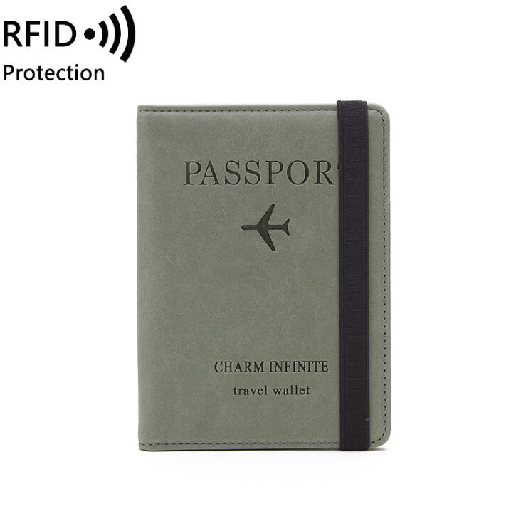 RFID Protection Passport Travel Wallet - Classic Leather Bag