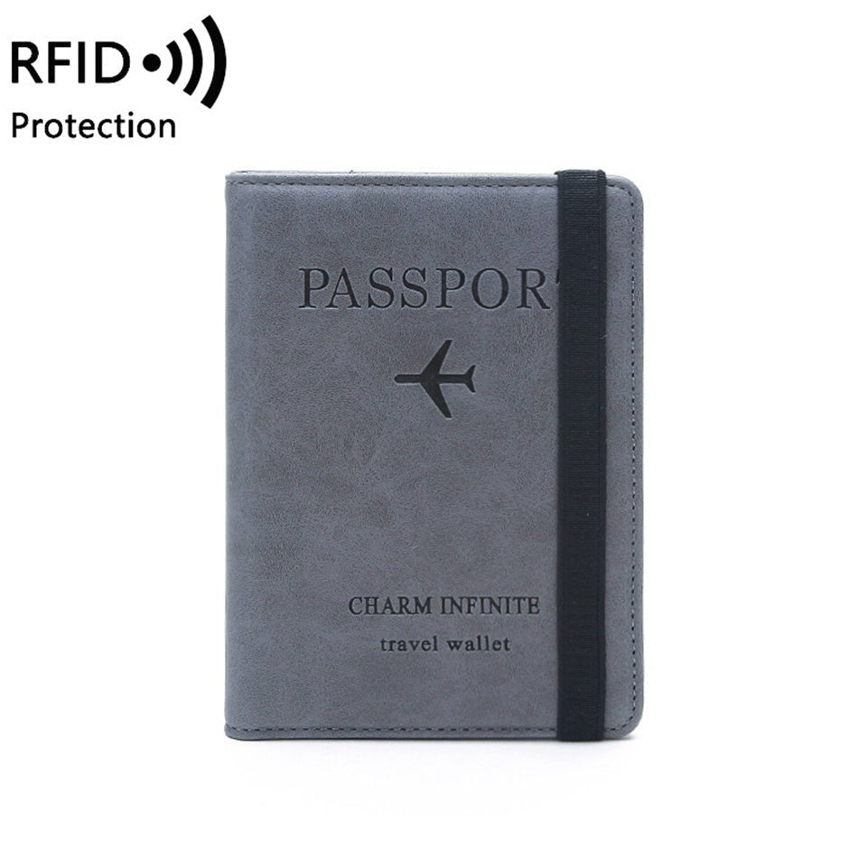 RFID Protection Passport Travel Wallet - Classic Leather Bag