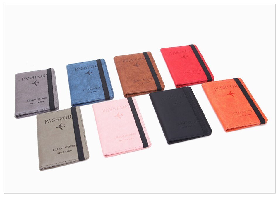 RFID Protection Passport Travel Wallet - Classic Leather Bag