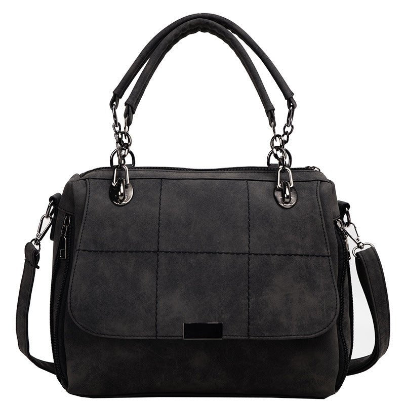 Women's Large Capacity Tote - Classic Leather Bag