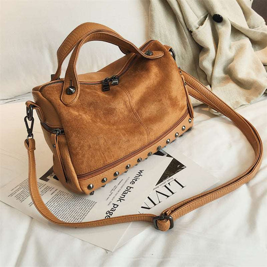 Women's Large Casual Shoulder Tote - Classic Leather Bag