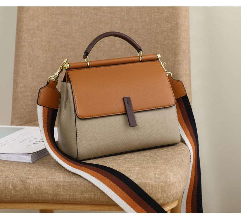 Women's Luxury Genuine Leather Crossbody Bag - Classic Leather Bag