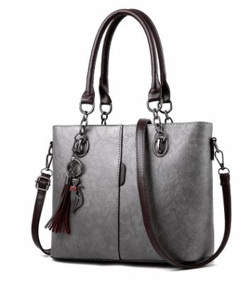 Women's Premium Leather Shoulder Bag - Classic Leather Bag