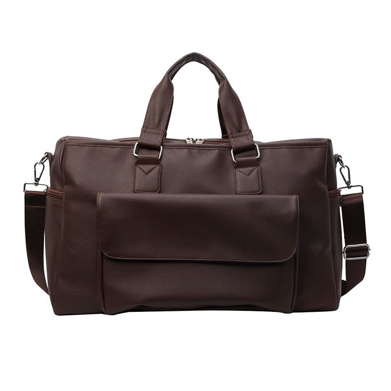 Large Capacity Fashionable Travel Bag - Classic Leather Bag