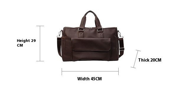 Large Capacity Fashionable Travel Bag - Classic Leather Bag