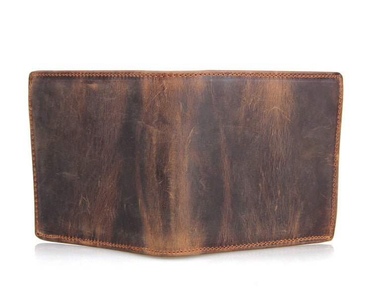 Men's Luxury Cowhide Leather Wallet - Classic Leather Bag