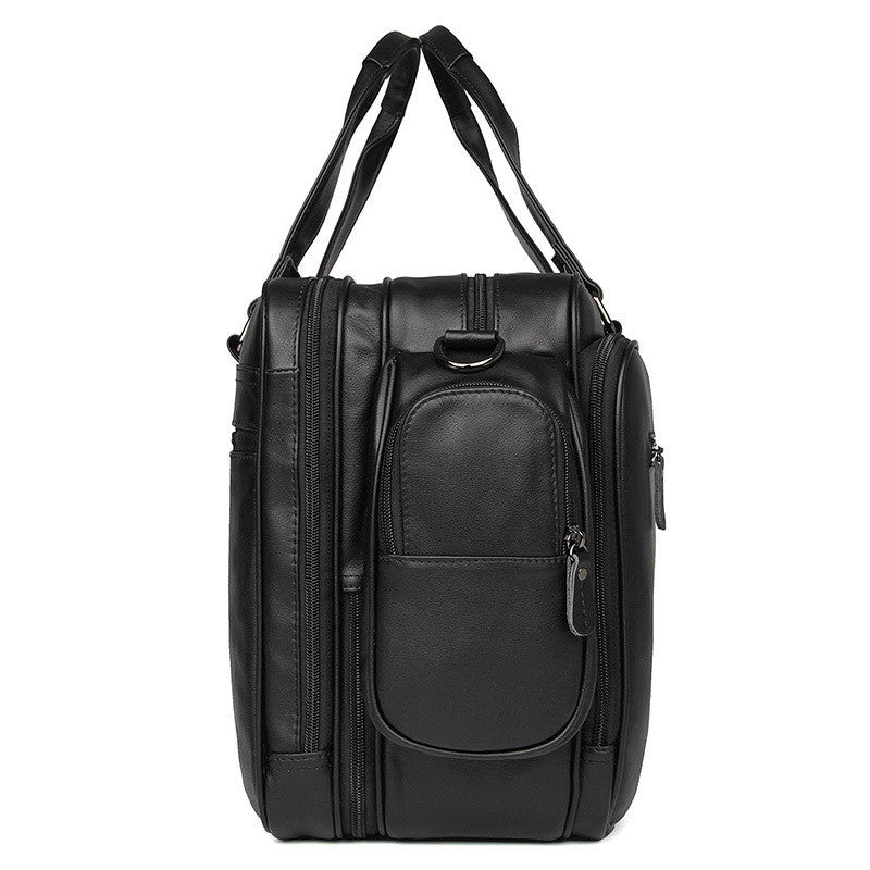 Men's Luxury Large Capacity Laptop Bag - Classic Leather Bag