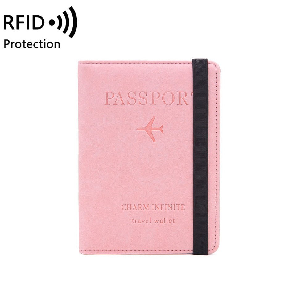 RFID Protection Passport Travel Wallet - Classic Leather Bag