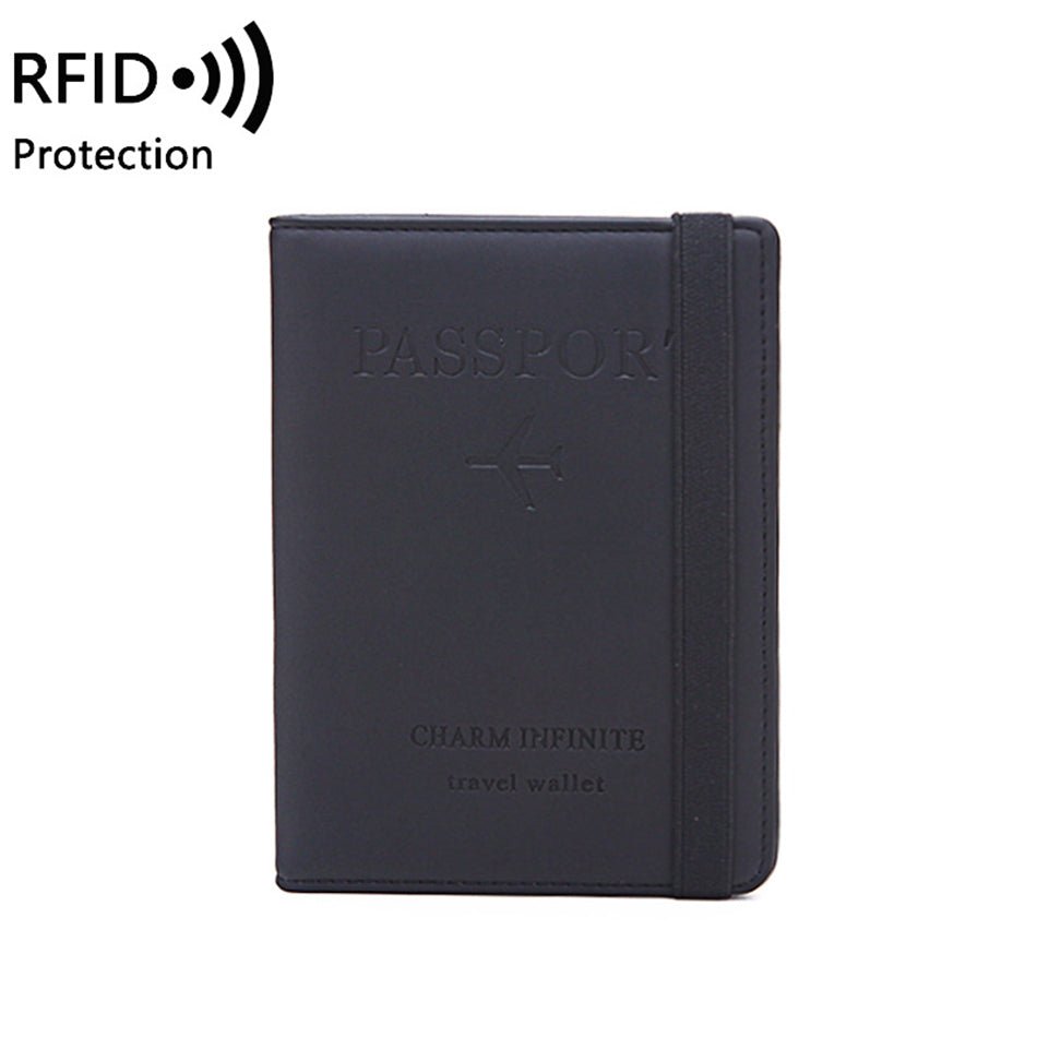 RFID Protection Passport Travel Wallet - Classic Leather Bag