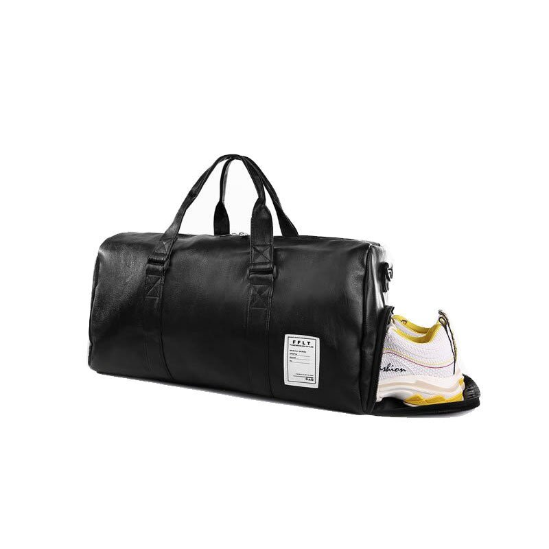 Synthetic Leather Sports Gym Bag - Classic Leather Bag