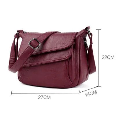 The Liora Crossbody Bag - Classic Leather Bag