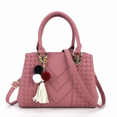 Women's Crossbody Handle Bag - Classic Leather Bag