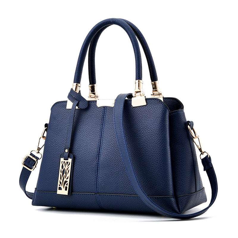 Women's Dual-Use Crossbody Handbag - Classic Leather Bag