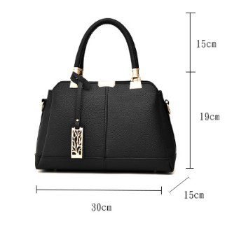 Women's Dual-Use Crossbody Handbag - Classic Leather Bag