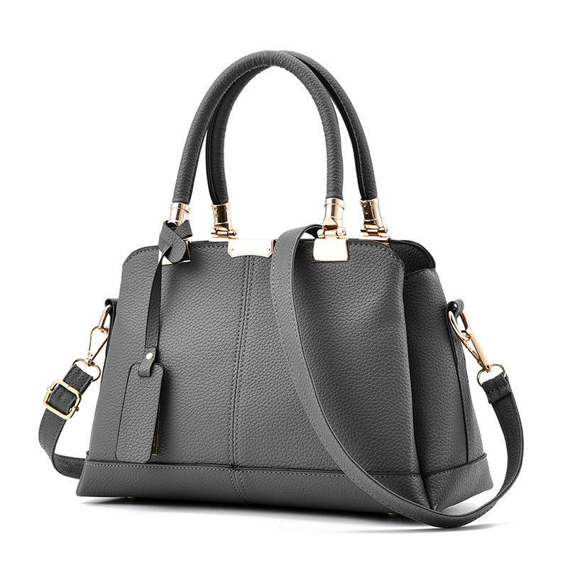 Women's Dual-Use Crossbody Handbag - Classic Leather Bag