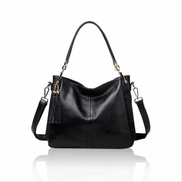 Women's Genuine Leather Crossbody Shoulder Bag - Classic Leather Bag