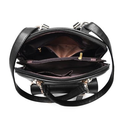 Women's Leather Dual-Use Backpack - Classic Leather Bag