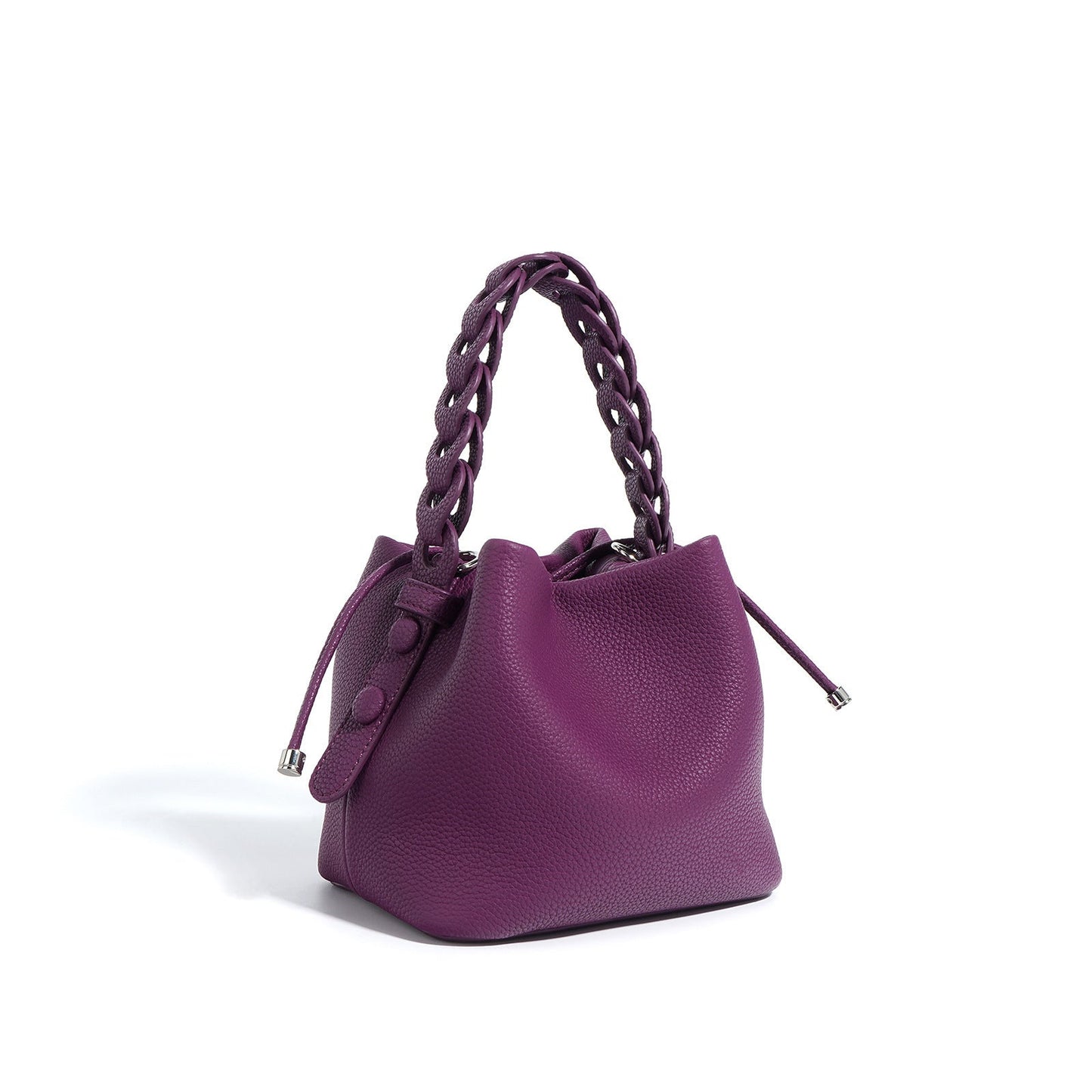 Women's Luxury Genuine Leather Bucket Bag Spring - Classic Leather Bag