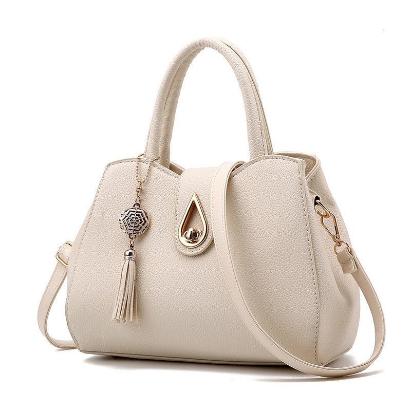 Women's Modern Fashion Leather Handbag - Classic Leather Bag