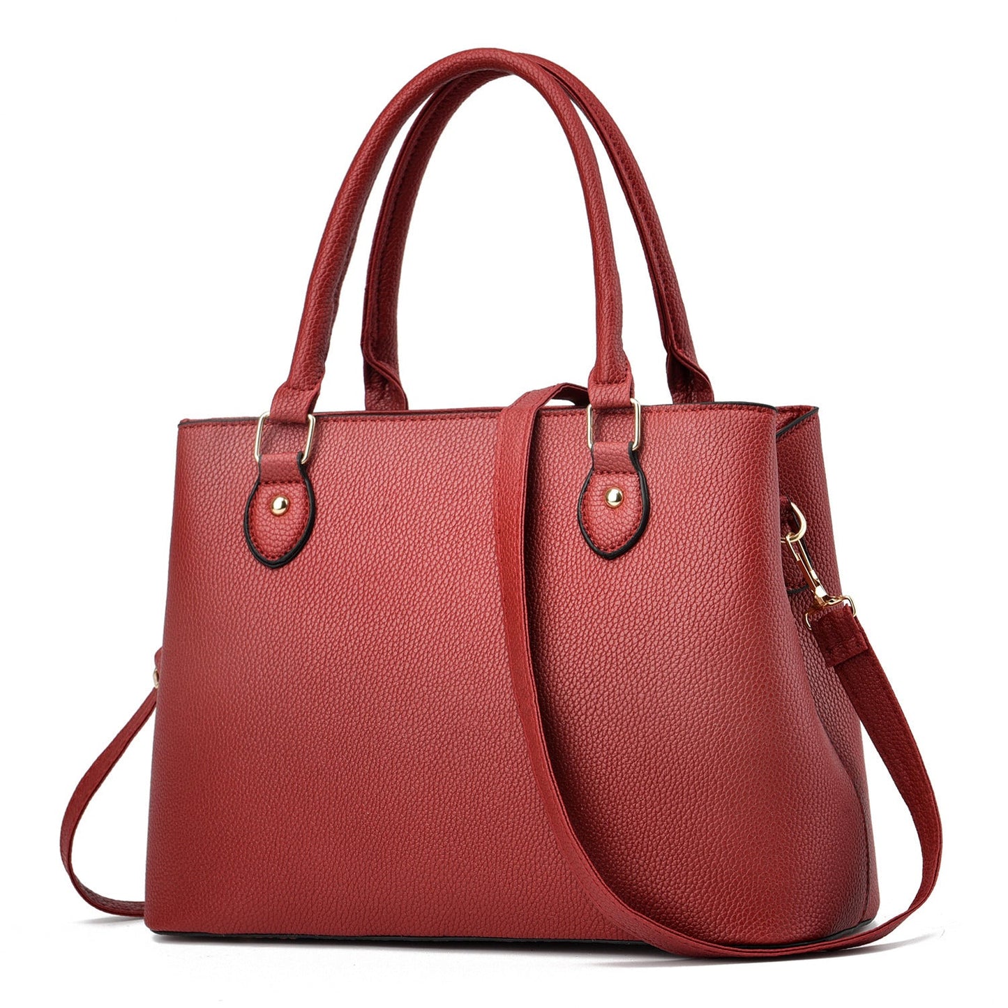 Women's Simple Shoulder Handbag - Classic Leather Bag